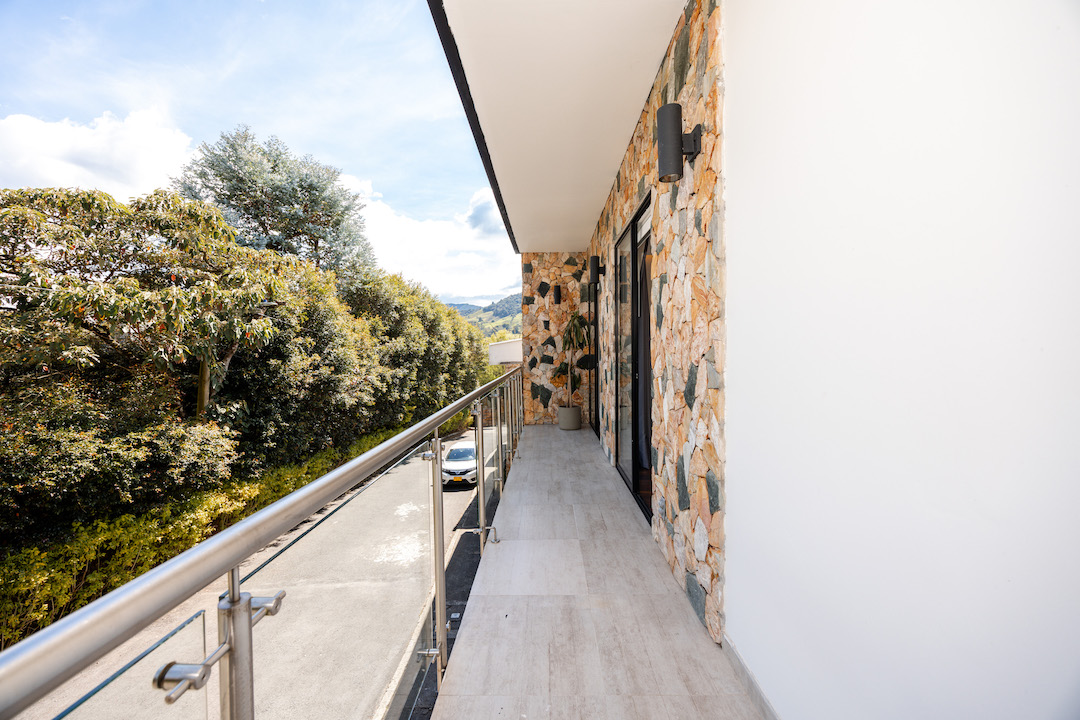 Balcony with view